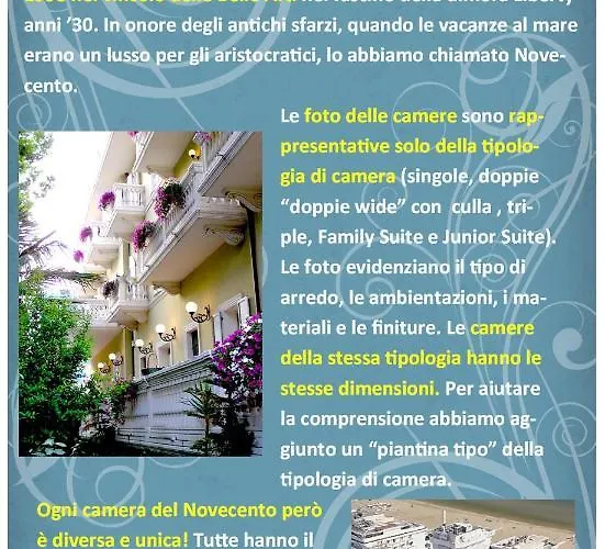 Novecento מלון ריצ'יונה