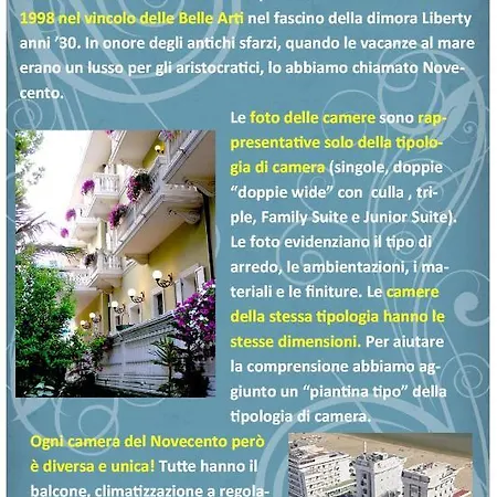 Novecento فندق ريتشيوني